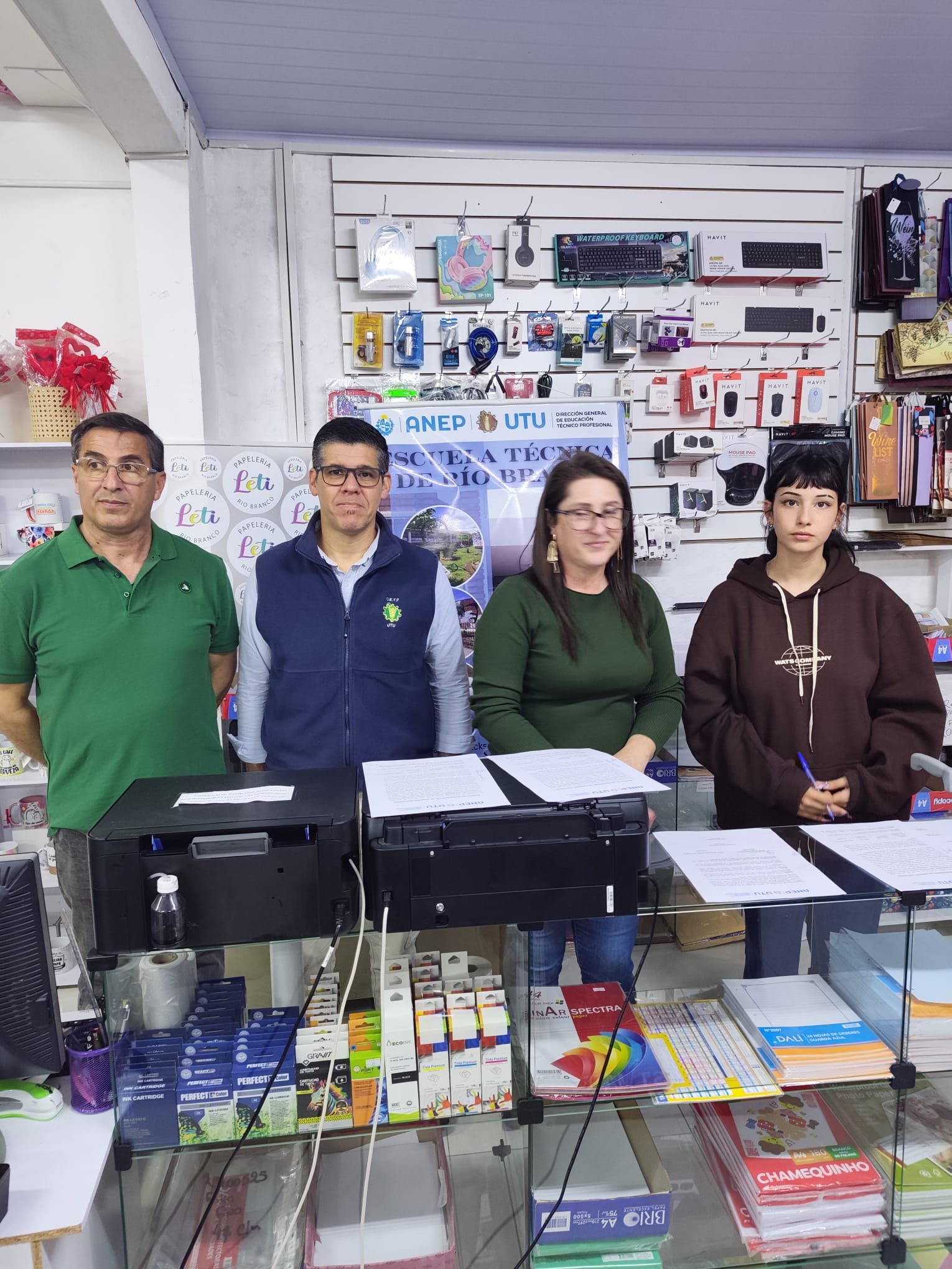 Nueva pasantía en Papelería Lety de Río Branco